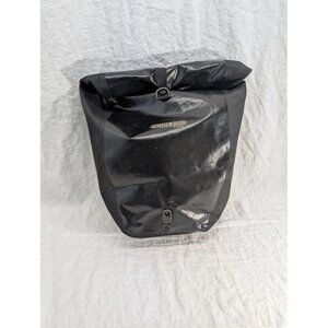 Ortlieb waterproof classic pannier, black, reflectors, saddle bags all weather